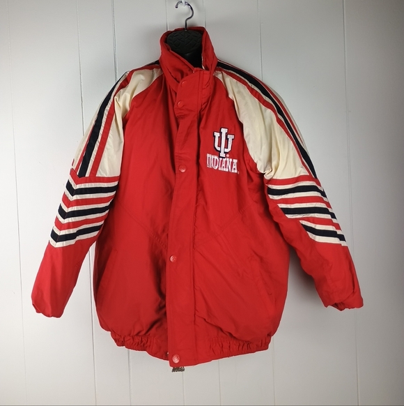 STARTER Red Jacket with Silver Zipper Pull